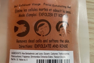 Exfoliant doux visage - orange & crème - Gom-Mee