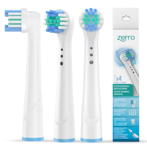 4 têtes de brosse à dents électrique Oral - Zerro