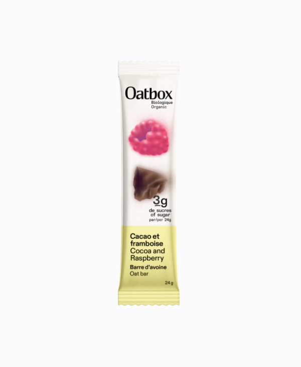 Barre d'avoine - Cacao et framboise - Oatbox
