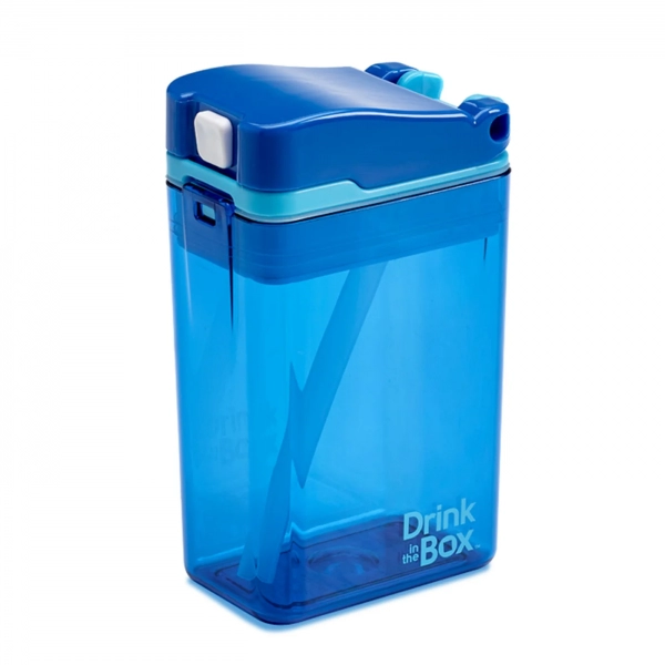 Boite de jus et eau réutilisable - bleu - Drink in the box 1