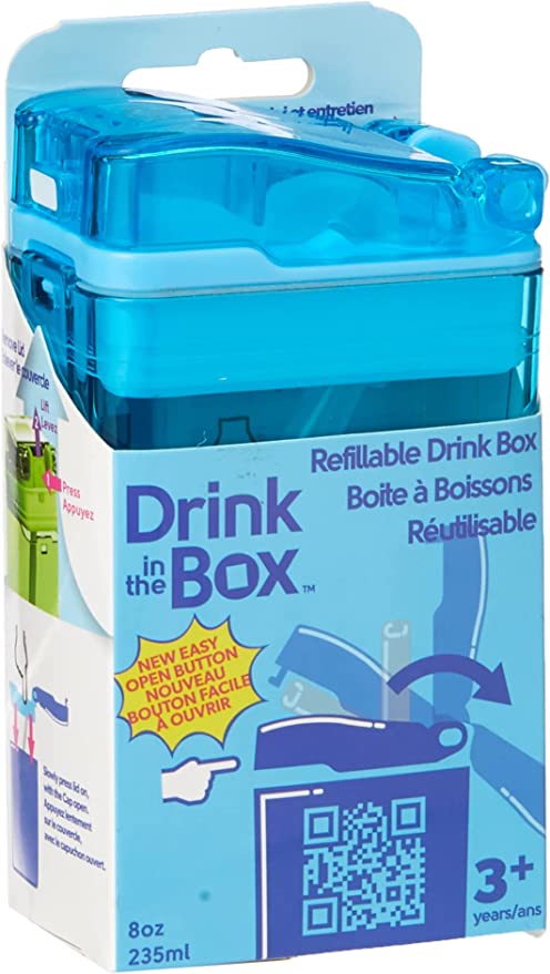 Boite de jus et eau réutilisable - Rose - Drink in the box (Copie)