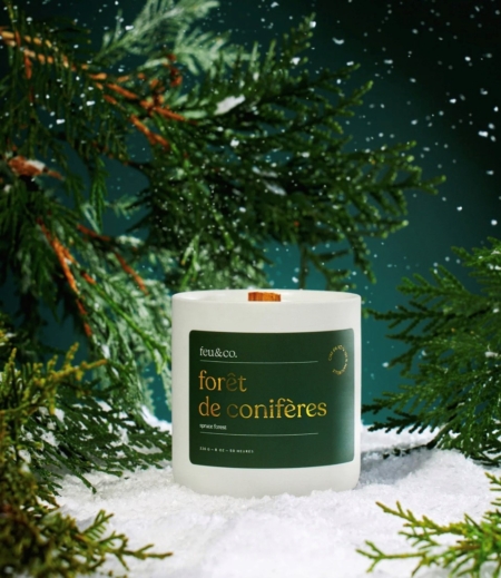 Chandelle Forêt de conifères - Feu & co