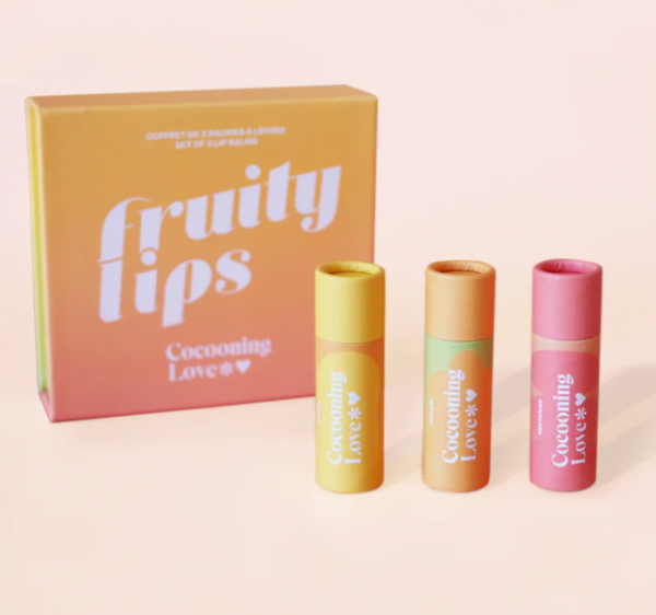Coffret de baumes à lèvres - Fruity Lips - Cocooning Love