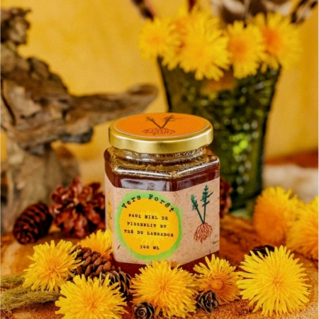 Faux miel de pissenlit et thé du Labrador - Vers Forêt 4
