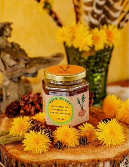 Faux miel de pissenlit et thé du Labrador - Vers Forêt 4