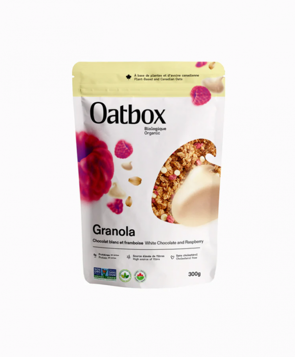 Granola - Chocolat blanc & Framboise - Oatbox