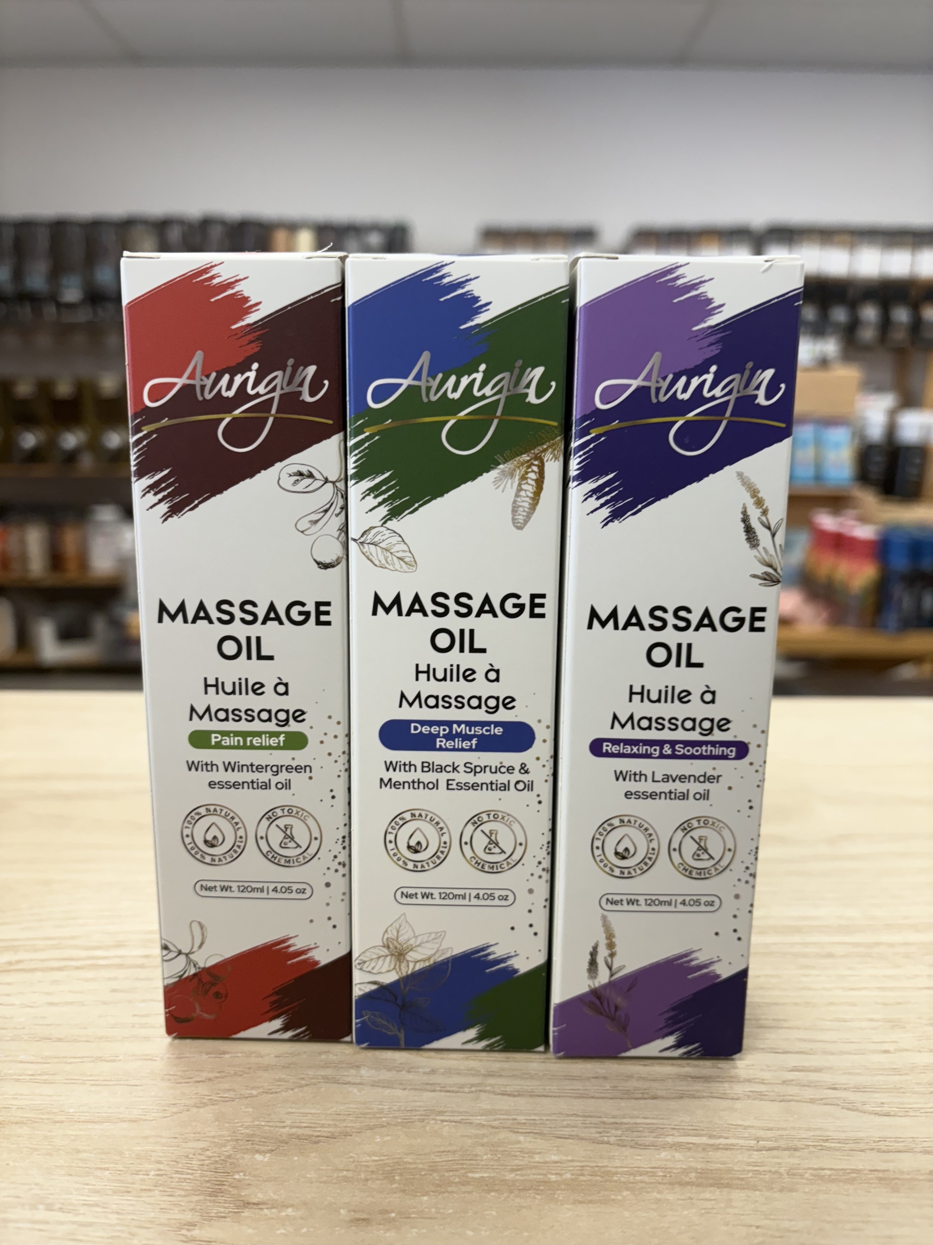 Huile à massage (Rouge) – Aurigin