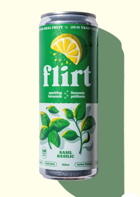 Limonade pétillante - Basilic - Flirt drinks 2