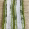 Linge à vaisselle tissé - vert et blanc 1 Linge à vaisselle tissé - vert et blanc 1