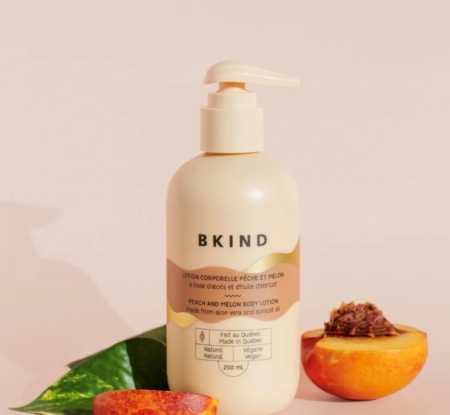 Lotion corporelle - Pêche et melon - BKIND