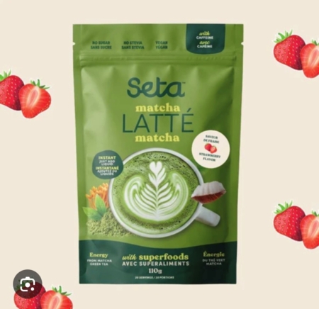 Matcha fraise - Seta Organic 1