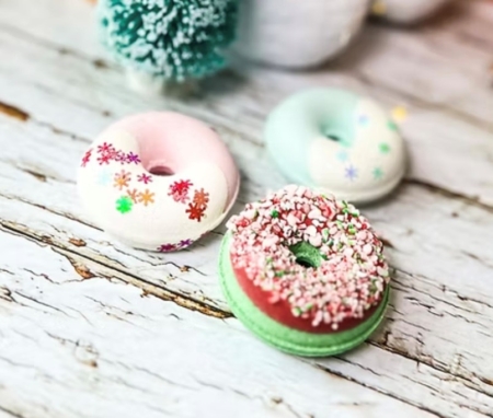 Mini Bombe de bain - Donut des Fêtes - Savonnerie Bon Bain