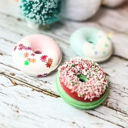 Mini Bombe de bain - Donut des Fêtes - Savonnerie Bon Bain