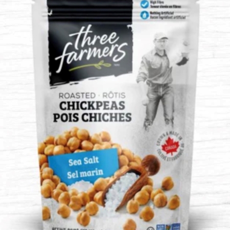 Pois chiches grillés - sel marin et lime - Three Farmers