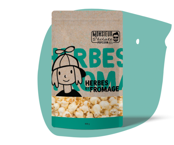 Popcorn - Herbes et fromage 3