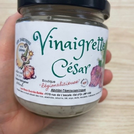 Pot de vinaigrette césar - Les Becs Sucrés Salés