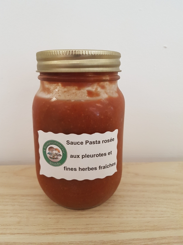 Sauce Pasta rosée aux pleurotes & aux fines herbes fraîches (Copie)
