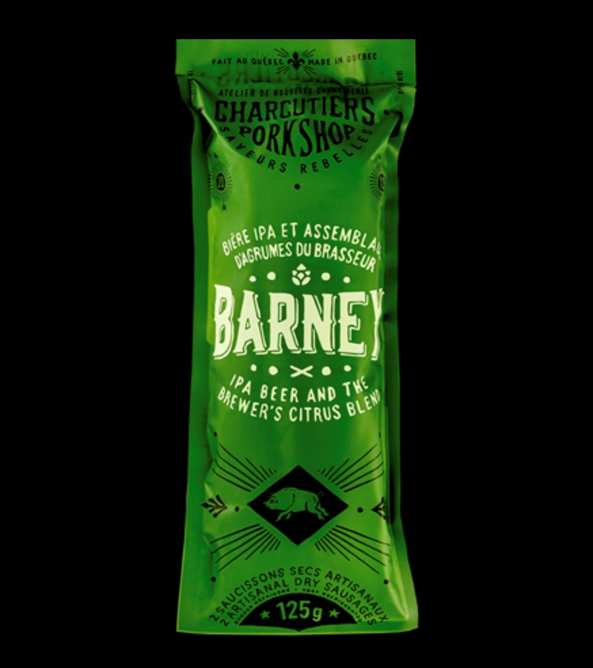 Saucisson sec artisanal - Bière IPA  - Pork Shop