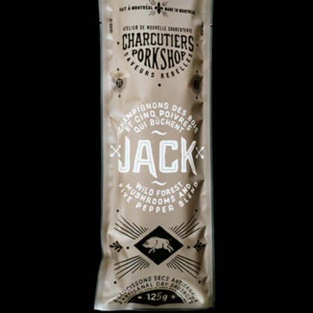 Saucisson sec artisanal - Épices à steak de Montréal - Pork Shop