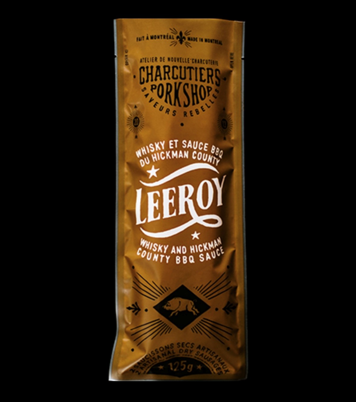 Saucisson sec artisanal - Whisky BBQ  - Pork Shop 1