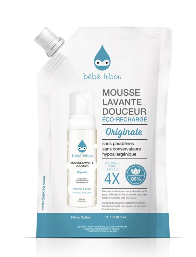 Savon mousse 1 litre - Bébé hibou 2