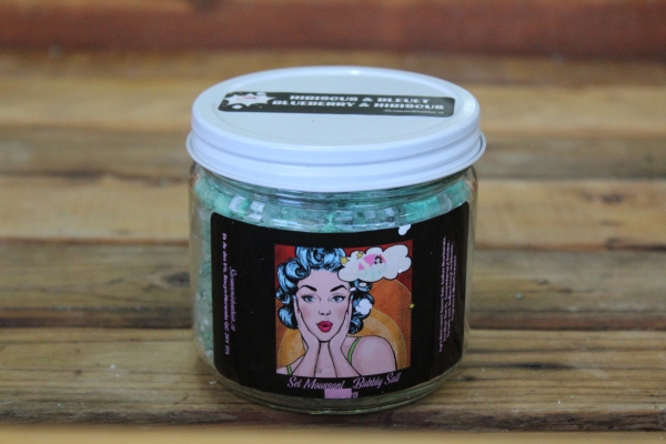 Sel de bain moussant - Hibiscus & bleuet