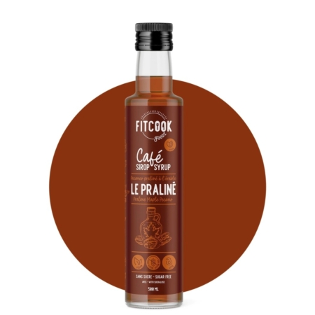 Sirop à café - Le praliné - FITCOOK FOODZ