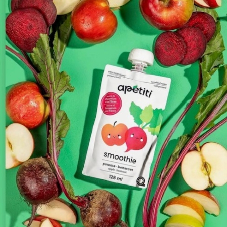 Smoothie Banane, fraise et framboise - Apetiti 2