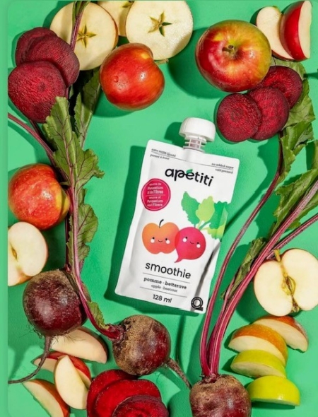 Smoothie Banane, fraise et framboise - Apetiti 2
