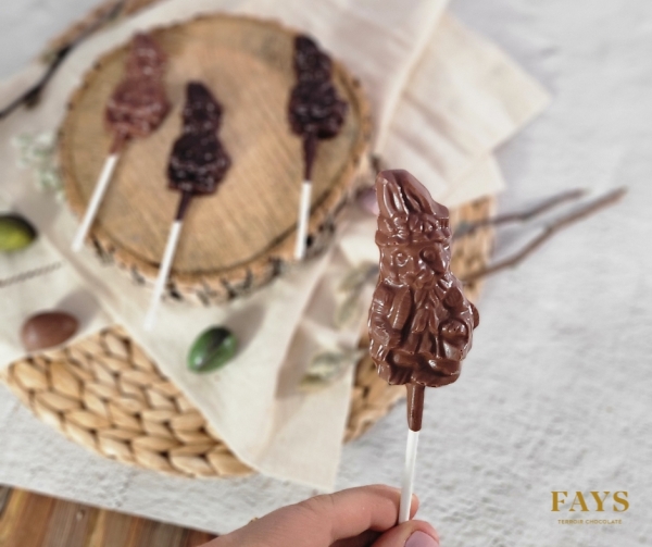 Suçonschocolat au lait - Lapin de Pâques - Fays