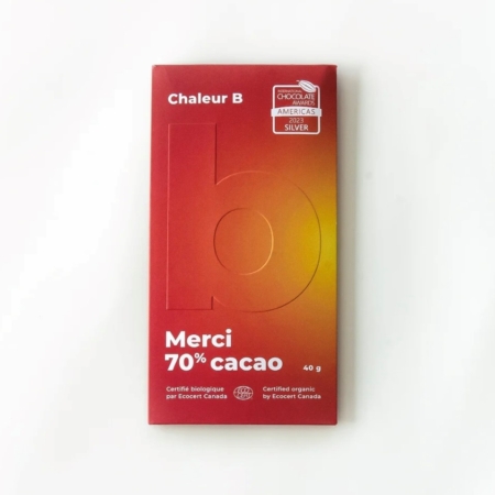 Tablette chocolat rose - Chaleur B 1