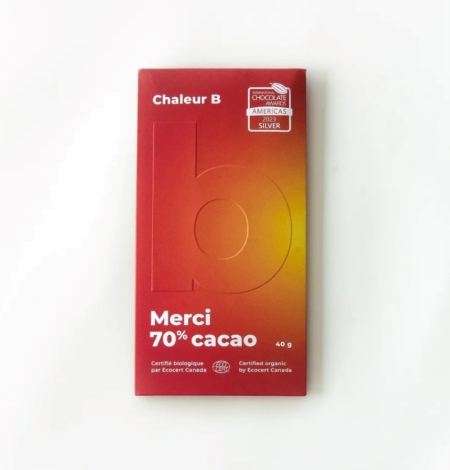 Tablette chocolat rose - Chaleur B 1