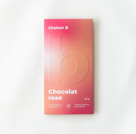 Tablette chocolat rose - Chaleur B 3