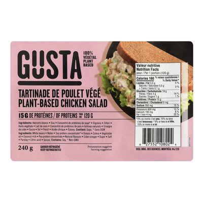 Tartinade de poulet végé - Gusta Foods