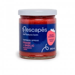 Tartinade fraise & basilic - Les Rescapés (Copie)