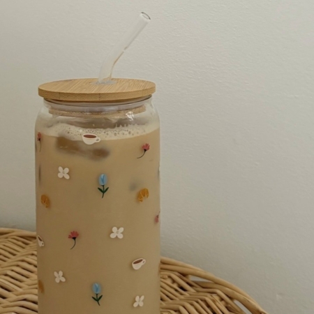 Verre fleurs sauvages - Moi d'abord